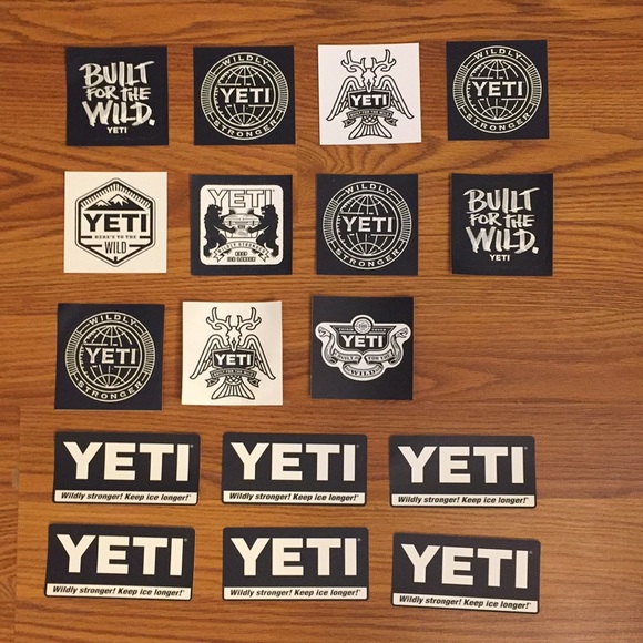 Yeti Other Yeti Sticker Bundle Lot Of 7 Stickers Poshmark